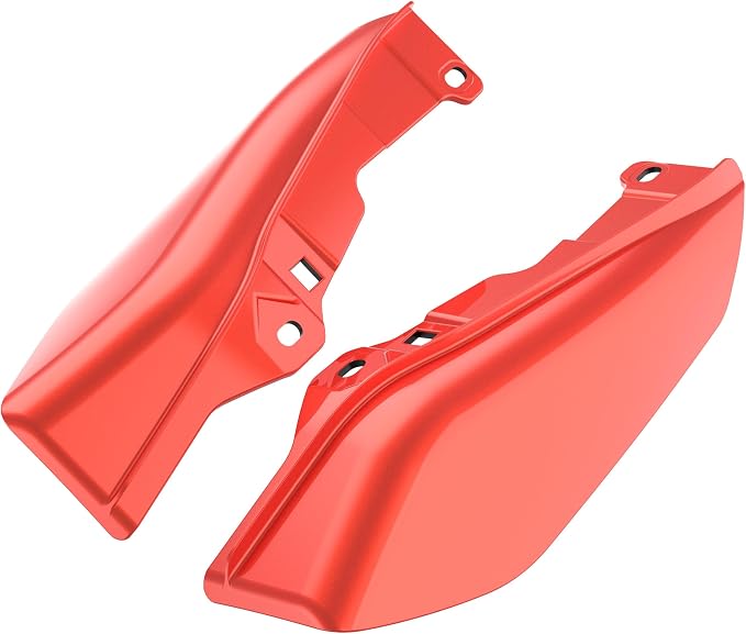 Color - Matched Mid Frame Air Deflectors Heat Shield, Perfectly Fit for Harley Touring Models 2009-2026 Candy Orange