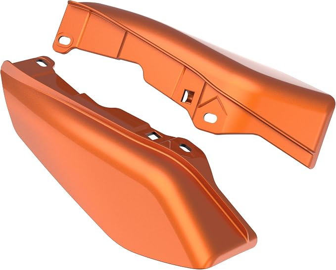 Color - Matched Mid Frame Air Deflectors Heat Shield, Perfectly Fit for Harley Touring Models 2009-2026 Amber Whisky