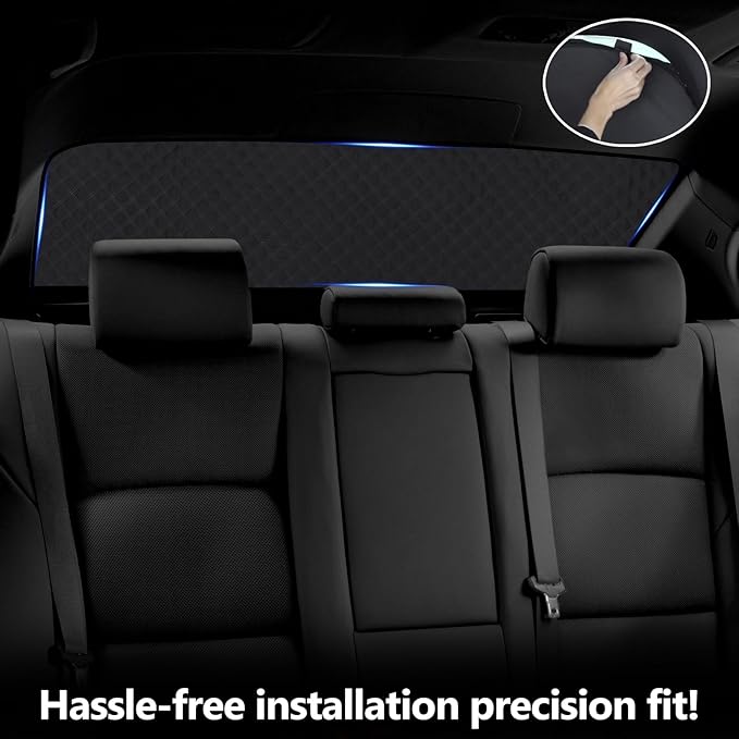 ZATOOTO Rear Windshield Sunshade for Honda CR-V 2017-2022 Rear Windshield Sunshield Double Layer Design for Sunshade and Privacy Offer Great Visibility Sun Blocker Back Window Sun Shade for Honda CR-V