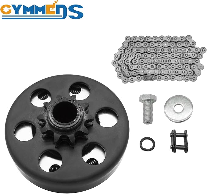 Go Kart Clutch 3/4" Bore 10 Tooth with #40/41/420 Chain, Centrifugal Clutch for Predator 212, MiniBike, Go Kart, Lawnmower and Honda GC GX 2-6.5HP Engine and Small Engines performance Parts.