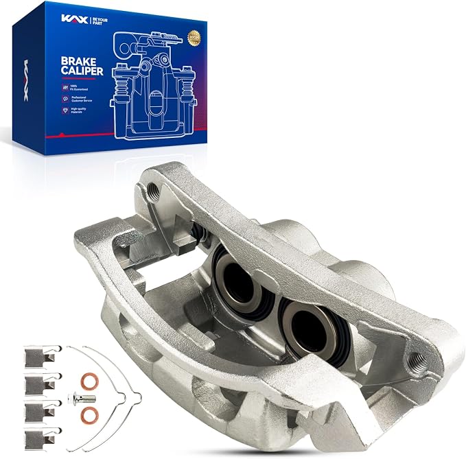 KAX Disc Brake Caliper Assembly Fit for F250 Super Duty 1999-2004, F350 Super Duty 1999-2004, Excursion 2000-2005, Front Right Passenger Side