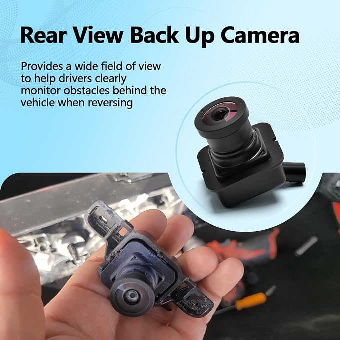 68144068AC Rear View Back Up Camera Compatible with Chrysler Pacifica Voyager Ram 1500 Maserati Ghibli Levante Replaces 68144068AB 68144068AD