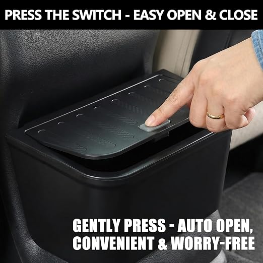 Rear Trash Can for Toyota Sienna 2021-2026 Rear Garbage Can with Lid