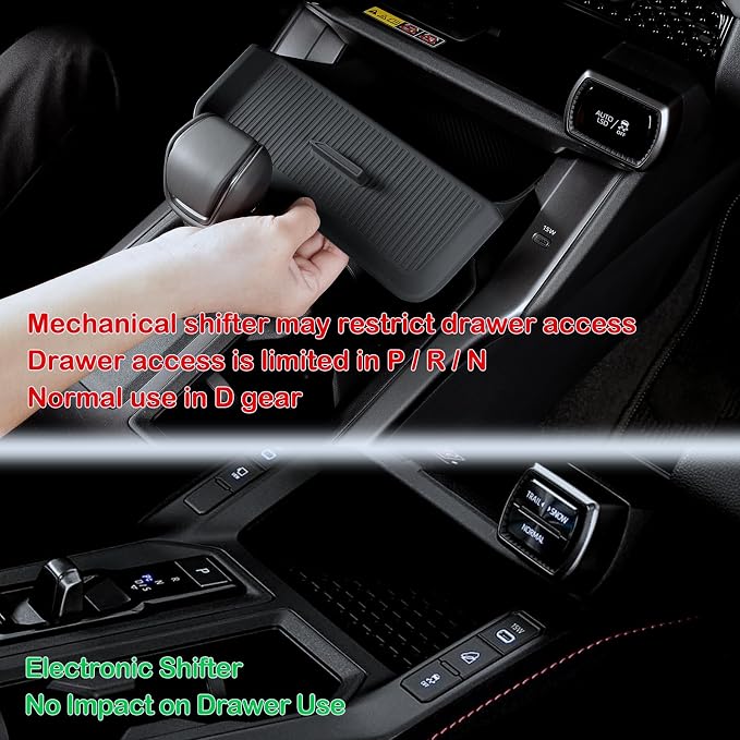 For 2026 Toyota RAV4 Center Console Silicone Drawer Organizer Tray Scratch Scuff-free Easy to Clean, 6th Gen Hybrid&Plug-in Hybrid Interior Accessories