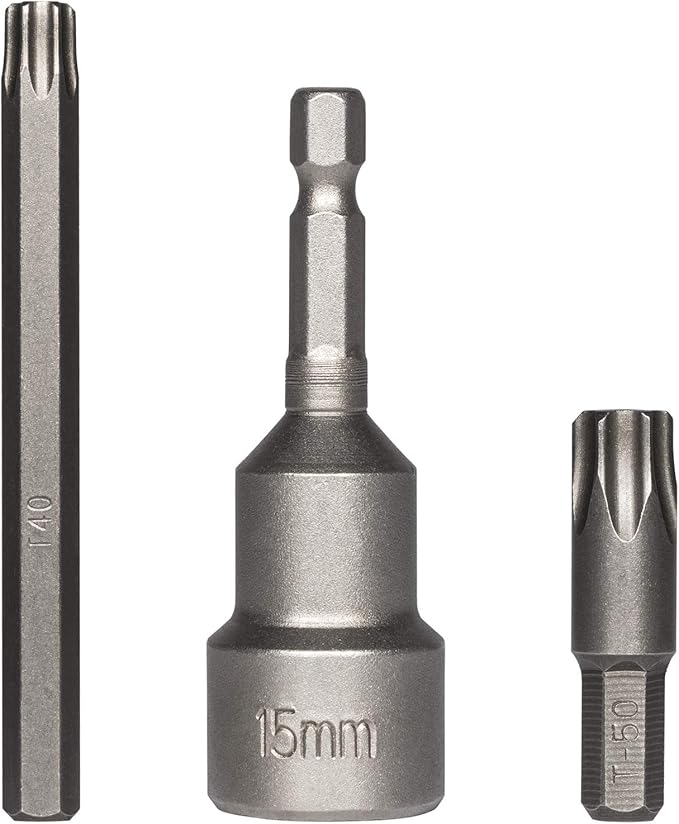 E-cowlboy Hard Top and Door Removal Torx Set Tool Kit for 2007-2024 Jeep Wrangler JK JKU JL JLU Sports Sahara Freedom Rubicon Unlimited Gladiator JT 2-Door & 4-Door Replace 68361574AB 82214166AB