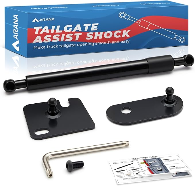 ARANA Tailgate Assist Shock Soft Open for F250 F350 Super Duty 2017-2026 | Truck tail gate slow down damper kit, 10 - Mins installation & No drill, Fits Ford F-250 F-350 F-450 Super Duty All Trims