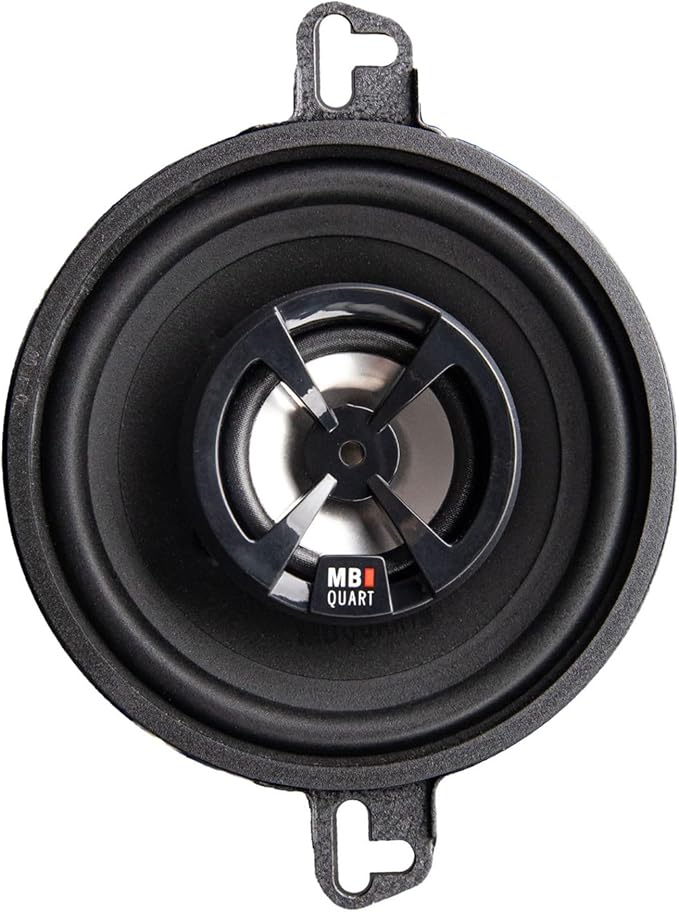 MB Quart Discus High-Performance 3.5" 2-Way Car Audio Component Speaker System, 70W Peak Power, 35W RMS, 4 Ohm, and 88db Sensitivity