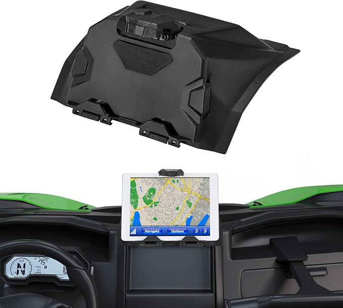KEMIMOTO UTV Tablet Holder Compatible with KRX 1000, Electronic Device Phone GPS Holder Storage Mount Compatible with Kawasaki Teryx KRX 1000 2020 2021 2022 2023 2024 2025 Accessories