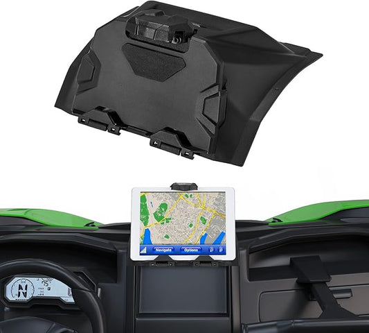 KEMIMOTO UTV Tablet Holder Compatible with KRX 1000, Electronic Device Phone GPS Holder Storage Mount Compatible with Kawasaki Teryx KRX 1000 2020 2021 2022 2023 2024 2025 Accessories