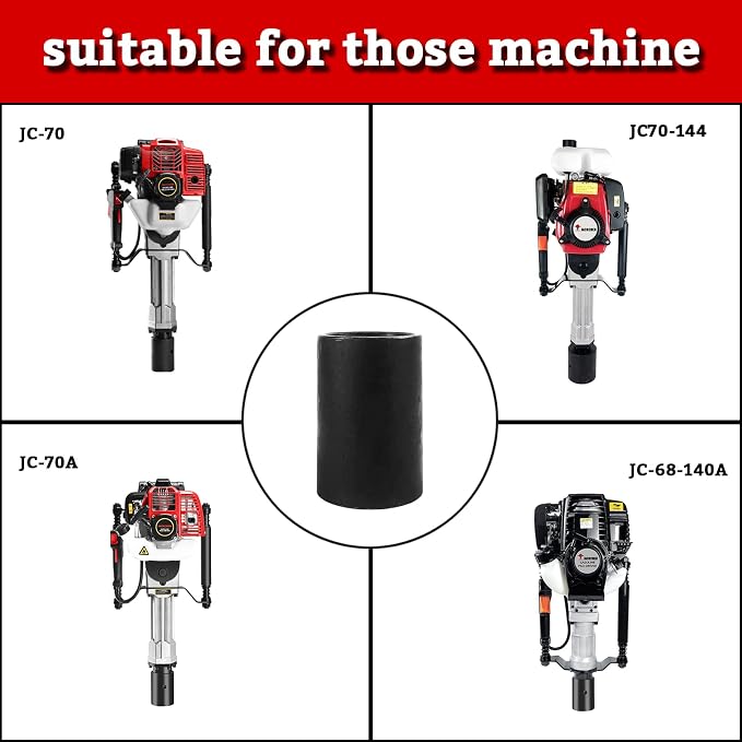 2.1 Inch(55mm) pile socket for JACKCHEN gasoline pile driver