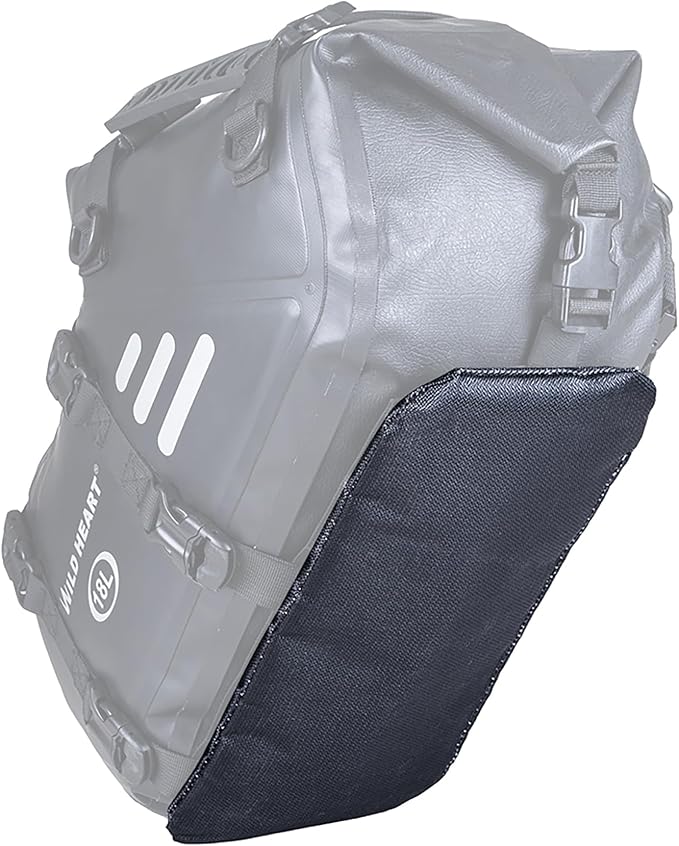 WILD HEART Motorcycle Smoke Protector Pipe Heat shield is suitable for Motorcycle side Bags, Tail Bag Guardrails, Seat Bag Accessories (Bottom anti-scalding sheet)