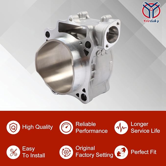 Cylinder Head for Honda CRF450 CRF450R Engine cylinder liner Standard Bore 96.00mm Aftermarket Automotive Parts Replacement OE#12100-MEB-670, 12100-MEN-671