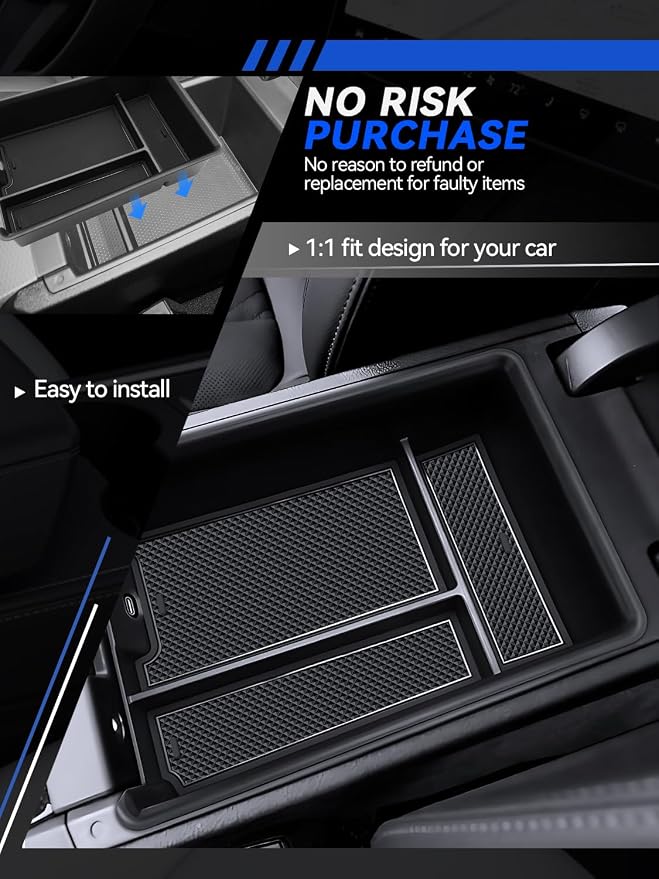 for BMW 330i Center Console Organizer (2019~2026) BMW 430i/M440i/M4 Coupe & (2023~2026) 330i/M340i/M3 Accessories Armrest Tray Middle Storage Box Insert Container Durable ABS Plastic