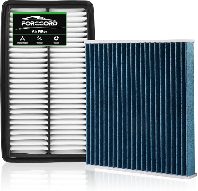 Cabin & Engine Air Filter Fit for Acura TLX 2021-2025 2026 L4 2.0L, Honda Odyssey V6 3.5L 2018-2025 2026 Activated Carbon Cabin Filter Replacement CF11182 CA12061 Car Accessories