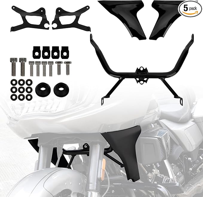 PSLER Side Fairing Panel Support Bracket for 2023-2026 Touring | fits 2023-2026 Touring CVO Road Glide ST FLTRXSTSE and FLTRXSE models with reliable structural stability and support