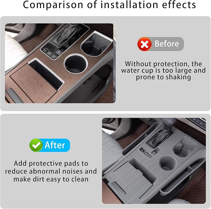 Center Console Cover Organizer Tray for Sienna 2021-2025 2026 Central Control Silicone Gear Shift Panel Trim Cover Interior Storage Box for Sienna Accessories