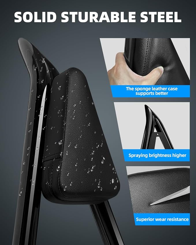26 Inch Detachable Sissy Bar Backrest Quick Release Spilt Sissy Bar Fit for Harley Davidson Touring Street Glide Road Glide Road King Electra Glide 2009-2026