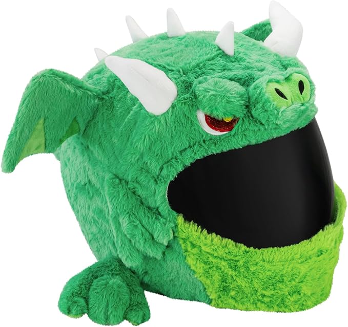 MotoLoot Helmet Cover for Motorcycle Helmet, Fun Rides and Gifts (Cover Only. Helmet Not Included) - Dragon