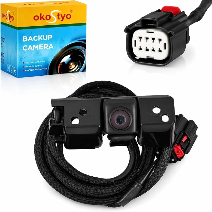 No. 23244435 Rear View Backup Reverse Parking Camera/Rear View Camera | for Chevy Silverado 1500/LD 2500 HD 3500 HD GMC Sierra 1500/Limited 2500 HD 3500 HD 2016-2019 [8 Pins] 84079952 V51-74-0050
