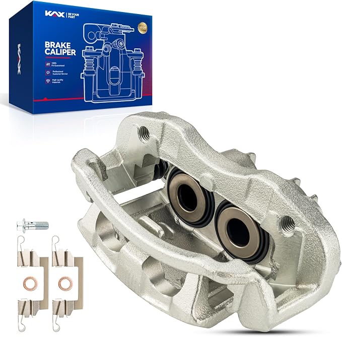 KAX Disc Brake Caliper Assembly Fit for F250 Super Duty 2000-2004, F350 Super Duty 2000-2004, Excursion 2000-2005, Rear Left Driver or Rear Right Passenger Side, 18B4752