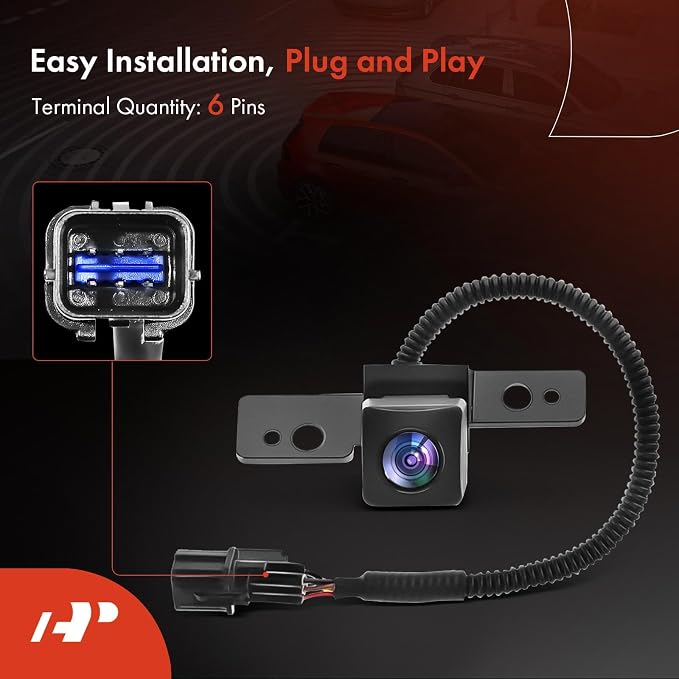 A-Premium Rear View Backup Camera Compatible with Hyundai | Parking Camera for 2013 2014 2015 Tucson - Replace# 957902S501