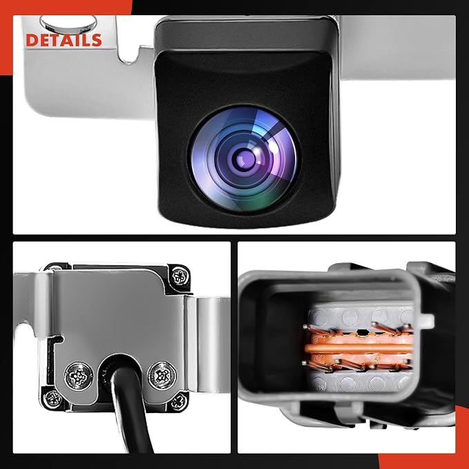 A-Premium Park Assist Camera Rear View Backup Reverse Camera Compatible with Select Kia Models - 2016 2017 2018 Sorento - Replace# 95760C6110
