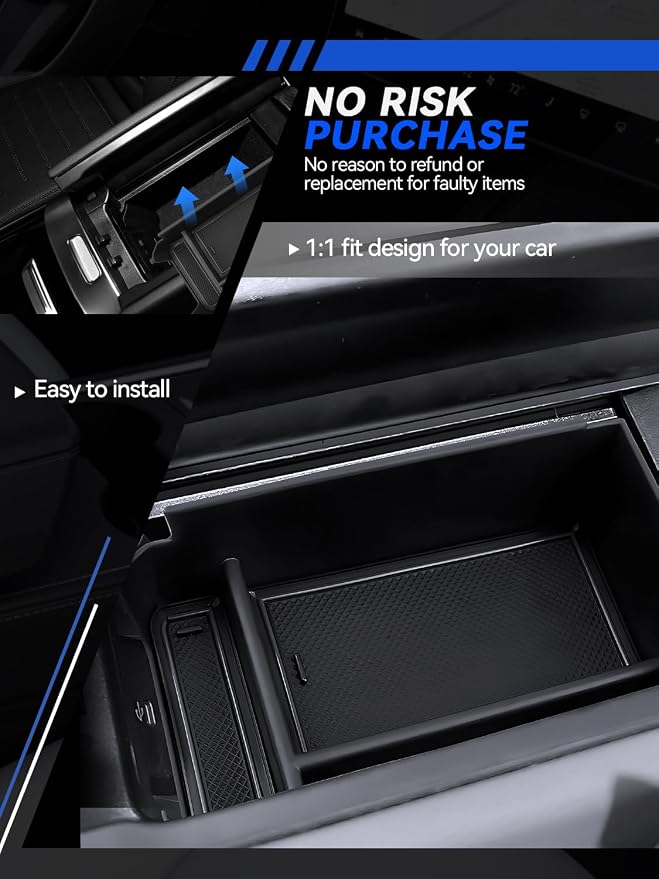for GLC 300 Center Console Organizer 2023 2024 2025 2026 Mercedes GLC Class X254 Coupe & SUV Accessories Armrest Tray Middle Storage Box Insert Container Durable ABS Plastic