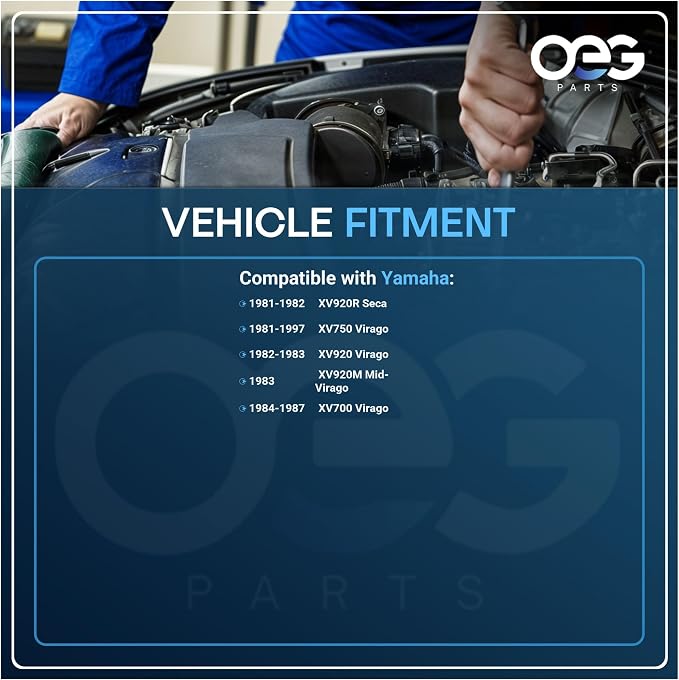 OEG Parts New Starter Compatible with Yamaha Motorcycle XV700 XV750 XV920 XV920R Virago Midnight Motorcycle SM13445, SM2241, RS41204, 42X818006000, 42X-81800-60-00, SMU0072, 41054024