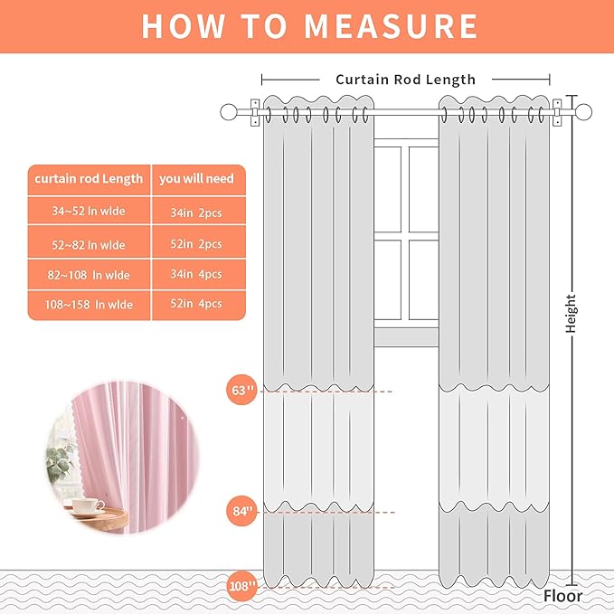 XiDi Light Pink Blackout Curtains for Girls Bedroom 90 Inches Long 2 Panels, Thermal Insulated Room Darkening Drapes for Nursery Living Room Grommet Top Noise Reducing Hollow Star Curtains W52 x L90