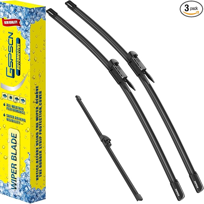 GSPSCN 3 Wipers Replacement for Lincoln MKC 2019 2018 2017 2016 2015 Original Equipment Windshield Wiper Blades 26"+16"+11" (set of 3) Pinch Tab