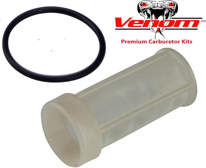 Venom Twin Carb Rebuild Kit w/Needle, Seats & Gaskets/For Sea-Doo (947-951 Engine ONLY), Fits 1998-2002 GSX GTX LRV RX RXX XP/LTD Free Water Separator Fuel Filter & O-Ring