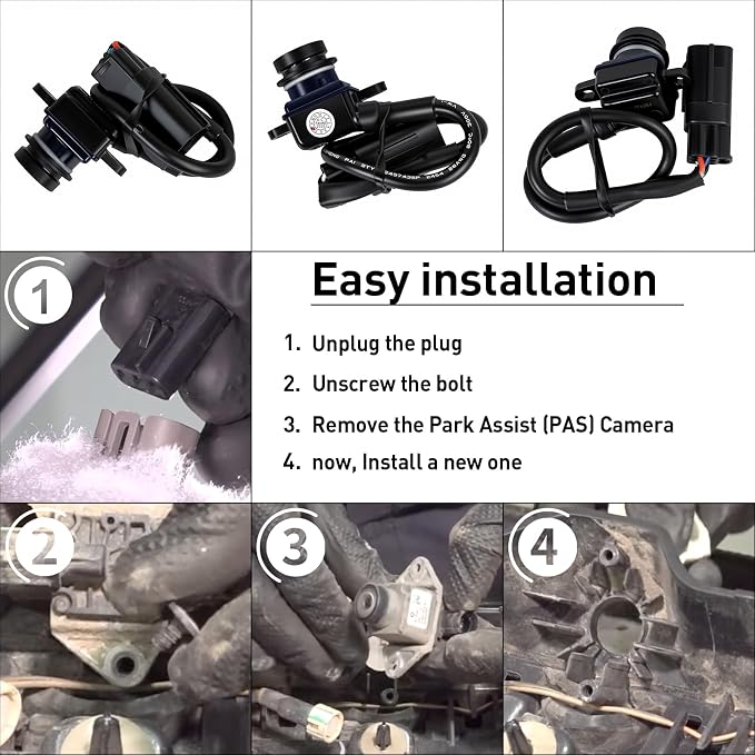 56054059AD Park Assist PAS Camera | Compatible with Jeep Grand Cherokee 2012-2013, Compatible with Dodge Durango 2012-2013