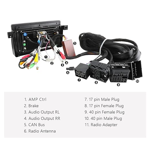EONON 5.5m Extension Harness Compatible with BMW 3 Series/BMW 5 Series, Only Designed Car Stereo E39X7/E46A13/E39A13/E46A12S/E46X7/E46X6S/-A0590