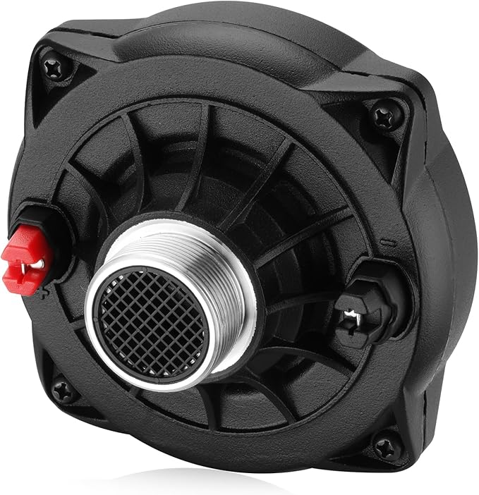CT Sounds HD-1 1” 300-Watt Compression Horn Driver - 1" Exit, 2" CCAW Voice Coil, 2" Phenolic Diaphragm