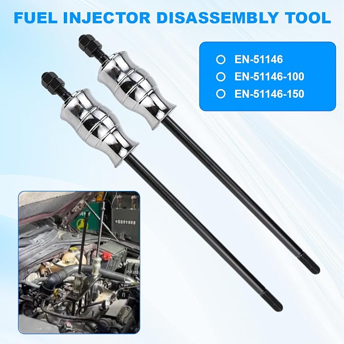 EN-51146 Fuel Injector Puller Removal Tool Rail Assembly Replacer Master Tool Kit Fit for GM Opel Buick Vauxhall MG 1.0L 1.4L 1.5T LFVI 1.5 LG3 1.6L SGE Engine EN-51146-100 EN-51146-200