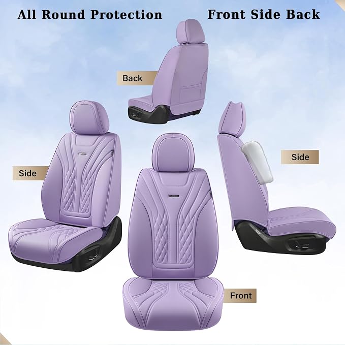 Coverado Seat Covers Front Pair-Purple