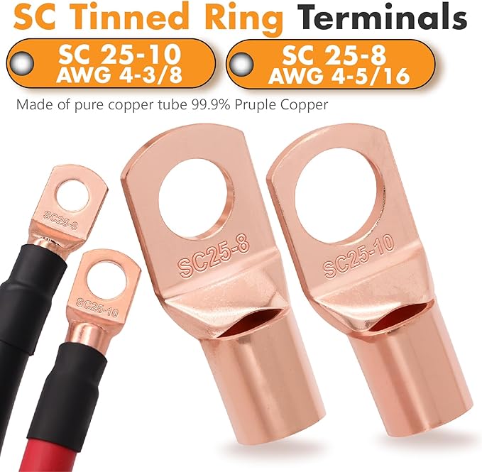 4 Gauge Wire All-in-One Kit | with ANL Fuse, Wire Loom, Lugs, Heat Shrink | Complete Power & Ground Cable for Car Audio, Solar, RV & Marine Applications