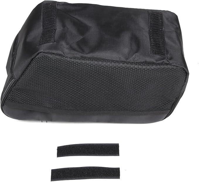 Car Storage Box Compatible with BMW X1 U11 2023 2024 2025 Lower Console Organizer Tray, Oxford cloth material Under Console storage bag Interior Accessories (Black)