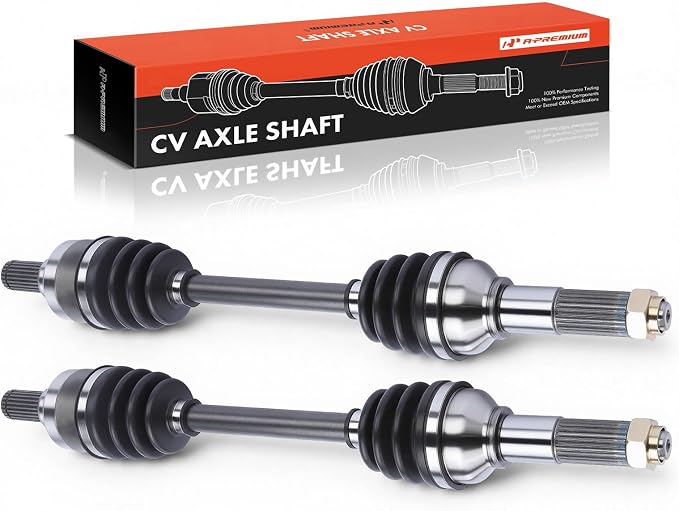 A-Premium Pair (2) Rear CV Axle Shaft Assembly Compatible with Yamaha Grizzly 450 2011 2012 2013 2014, Left and Right, Replace# 1CT-2530V-00-00
