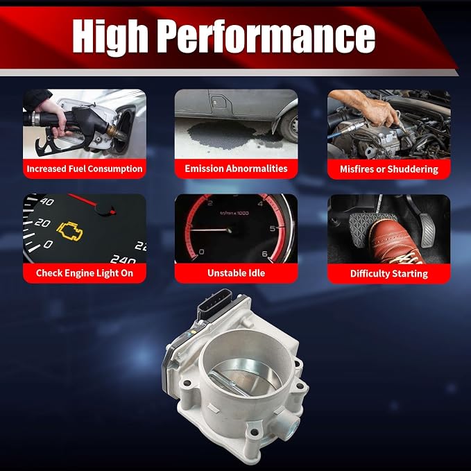 Electronic Throttle Body Assembly S25498 Compatible with Volvo S60 2011-2016 S80 2008-2015 V60 2015-2016 XC60 2010-2016 XC70 2009-2015 3.0L L6 Turbocharged Replaces 30651134 67-5204