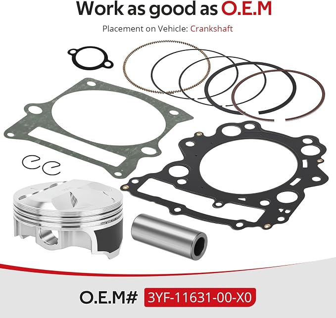 JAVIK Top End Rubuild Kit 100mm STD Forged Piston For Yamaha Grizzly Rhino Raptor 660 YFM660F/R YXR660 2001-2008