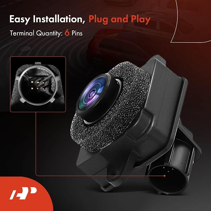 A-Premium Park Assist Camera Rear View Backup Reverse Camera Compatible with Select Dodge Models - Challenger 2015 2016 2017 2018 2019 2020 2021 2022 Coupe - Replace# CH1960122