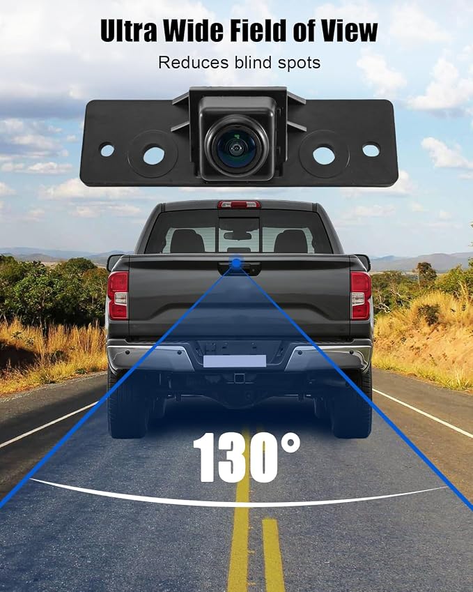 Rear View Camera Fit for Nissan Titan XD 2016 2017 2018, Backup Reverse Camera Replace 28442-EZ00A 28442-EZ01A 28442EZ00A 28442EZ01A 592-189 592189 PAC259, Car Park Assist