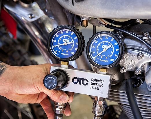 OTC 5609 Cylinder Leakage Tester Kit - Quickly Diagnose Internal Engine Problems like Bad Rings, Valves, and Leaking Head Gaskets