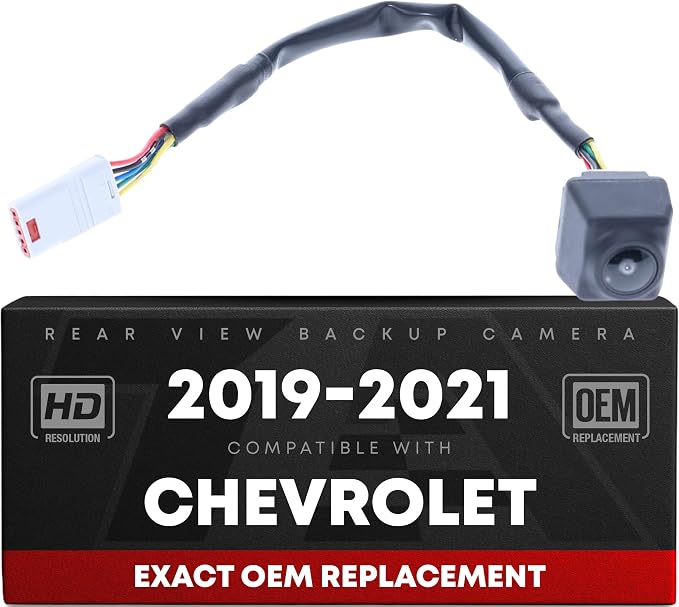 Rear View Backup Camera - Compatible with 2019-2024 Chevrolet Silverado GMC Sierra 1500 2500 3500, 2020-2025 Buick Encore GX, 2021-2023 Chevrolet Trailblazer - OEM 23390515, GM1960199