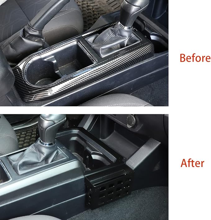 Hyorabyn for Toyota Tacoma 2016 2017 2018 2019 2020 2021 2022 2023 Car Center Storage Box Seat Phone Key Card Tray Glove Storage Box Organizer