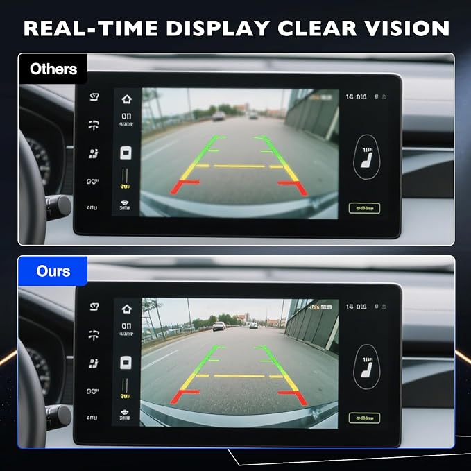 Backup Camera Compatible with 2016-2019 Chevy Silverado/GMC Sierra 1500 2500 HD 3500 HD, Replaces #84079952 23244435, Rear View Back up Camera with Park Assist, Plug & Play