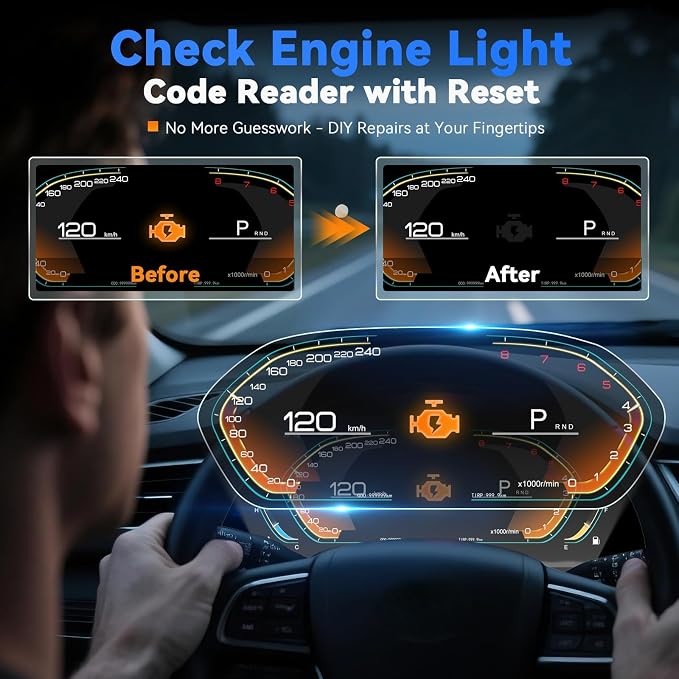 VDIAGTOOL VD31 Enhanced OBD2 Scanner, 3-in-1 Check Engine Code Reader, OBD2 Scanner Diagnostic Tool with Car Battery Tester & Car Key Battery Tester, Car Code Reader for Cars and Trucks All Cars 1996+