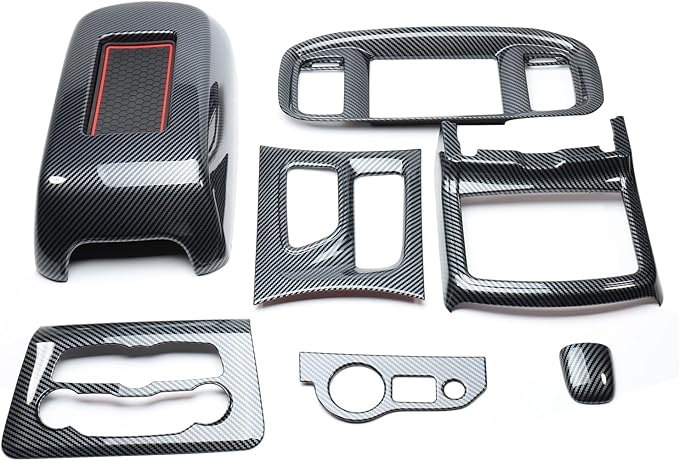 Interior Trim for Dodge Charger 2015-2024 Gear Shift Panel Trim with Console Cover
