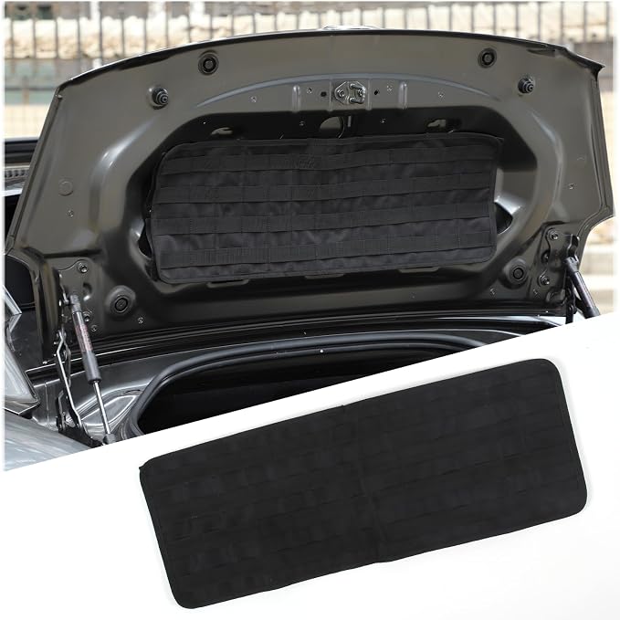 Tailgate Storage Bag Interior Storage Compatible with Mazda MX-5 NC RF Miata 2016-2023 Car Trunk Lid Storage Bag Mounted,1pc Tailgate Tool Kit Canvas Bag Tool Organizer Pockets